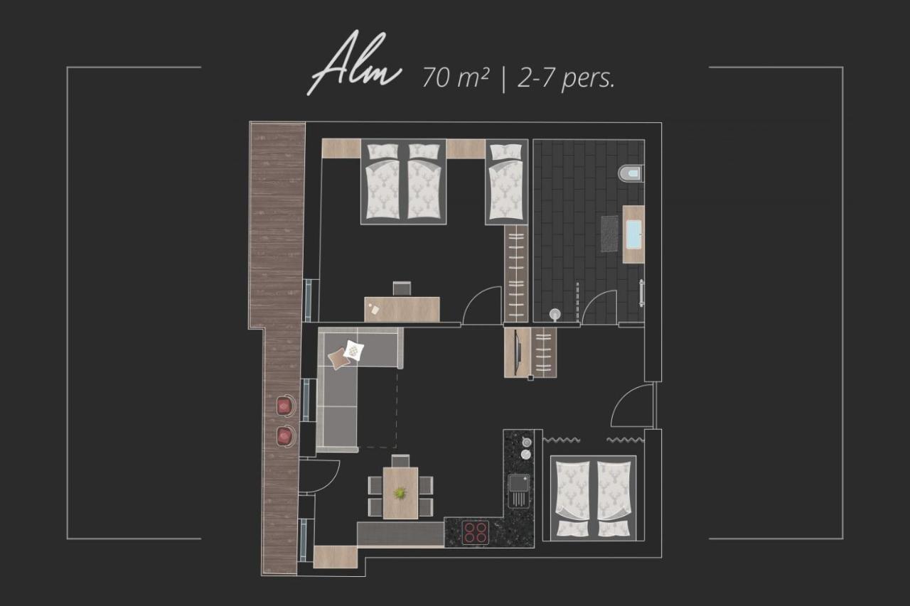 Apartmán Tischlerhof Alpine Living San Giacomo  Exteriér fotografie